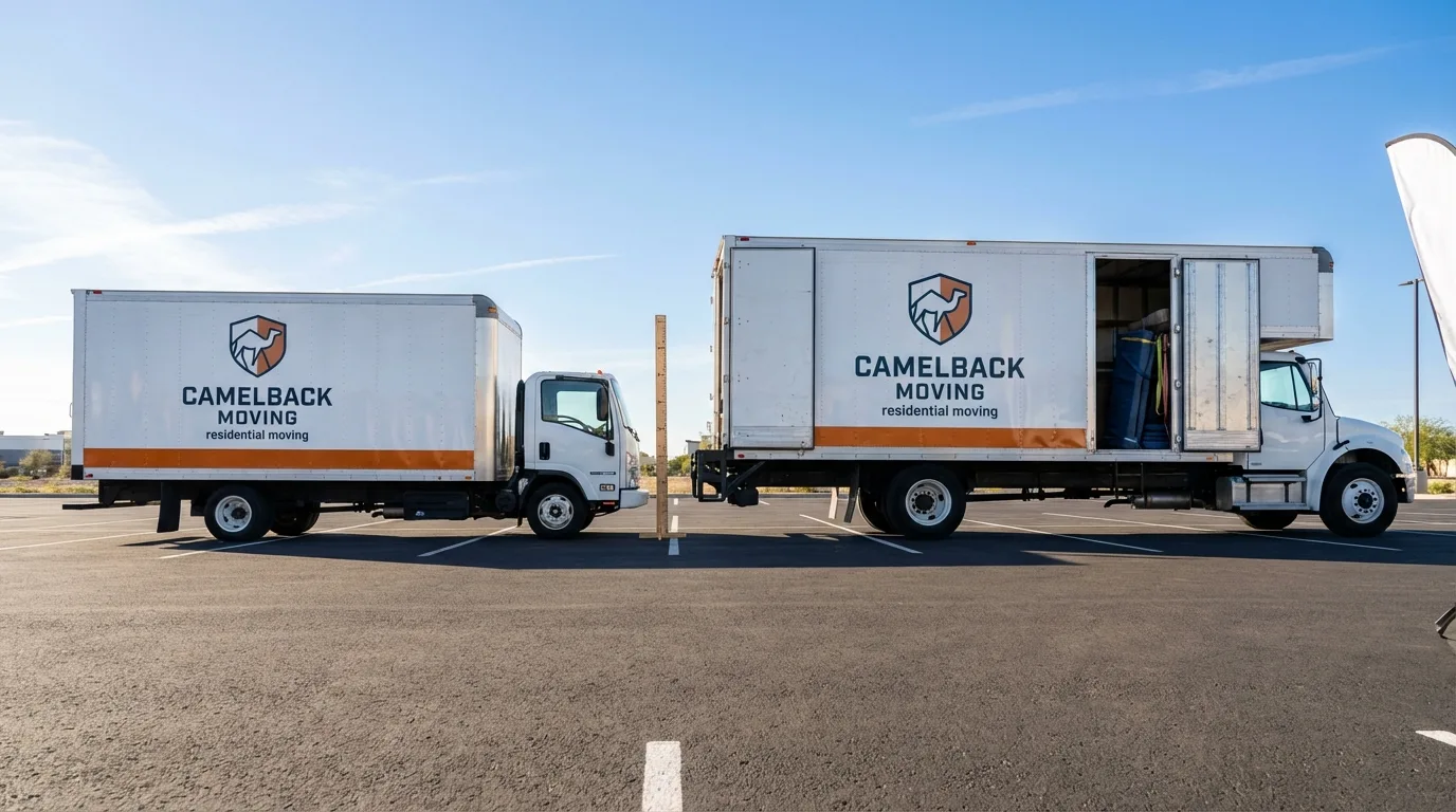 Moving truck size capacity guide in West Simsbury